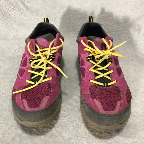 ECCO Biom Performance Trail Running Shoes Pink‎ Athletic Sneakers Size 8 - Picture 1 of 8